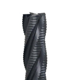Accusize Industrial Tools 1/2'' Fine Tooth M42 8% Cobalt Tialn Roughing End Mill, 1/2'' Shk Dia, 1-1/4'' Flute Length, 3-1/4'' Oal, 4 Flute, 1104-0012