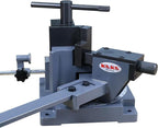 KAKA INDUSTRIAL Universal Bender, 120 Degree Manual Metal Bender, Strip Steel, Flat Steel, Round Steel, Angle Steel Rod Bender, Hot and Cold, Bar Bending Machine with Detachable Bending Lever UB-100A