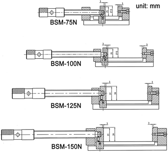 KAKA INDUSTRIAL Drill Press Clamping Vice,Precise Drilling Press Vise (BSM-100N)