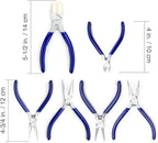 WORKPRO 7-Piece Jewelers Pliers Set, Jewelry Making Tools Kit with Easy Carrying Pouch (Blue)