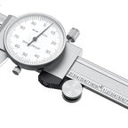 HDLNKAK Dial Caliper Shockproof Dial Caliper Precision Caliper with Watch 0-6" Range, 0.001” Resolution 6 Inch with 0.001" Precision Calipers 4-Way Measurement with Plastic Case