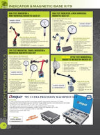 HHIP 4400-0025 1" Dial Indicator and Magnetic Back Set