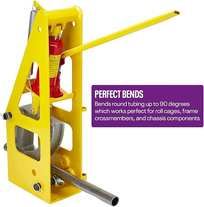 3rd Generation Hydraulic Tubing Bender for Round Tubing, Hydraulic Pipe Bender for Roll Cage Tubing, 1.75 Inch Round Dimple Die