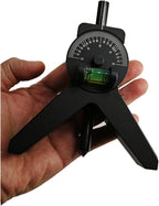 Magnetic Centering Head, Pipe Center Finder, Pipefitter Tools, Y-Shape w/Adjustable Dial Bubble Protractor