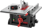 4600RPM Portable Table Saw 10 inch, 15Amp Tablesaw, 90°Cross Cut & 0-45°Cutting, Multifunctional Benchtop with 36T Blade for DIY, Furniture Making, Woodworking
