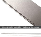 Flush Cut Trim Saw Replacement Blade, Japanese Pull Saw for Woodworking and Wood Craftsmanship, Long Handle with Precision Blade and Cutting Power