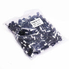 Fidioto 6AWG Wire Ferrules Terminals, 250pcs 6AWG Black ferrules connectors for Electric, Industrial, Chemical Industry, Power Control System, etc.