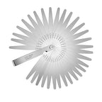 32 Blades Stainless Steel Feeler Gauges Set - Metric & Imperial Measuring Tools for Spark Plug and Valve Gap Adjustment, 0.03-1mm / 0.001-0.040 Inch