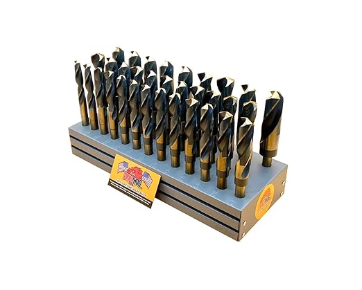 Drill Hog Silver & Deming Drill Bit Set Index 33 Pc 1/2-1"