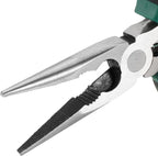HOIGON 12 Pack 6 Inch Needle Nose Pliers, Spring Loaded Needle Nose Pliers with Wire Cutter and Strippers, Side Cutting Long Nose Pliers for Cutter and Bending Wire, Jewelry Making