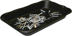 Performance Tool W1285 Large Magnetic Nut & Bolt Tray for Garages and Workshops, Black, 6-Inch x 10-Inch