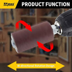24-Pack Assorted Grit Spindle Sanding Sleeves - 2-Inch Length - Various Diameters of 1/2 in, 3/4 in, 1 in, and 1-1/2 inches