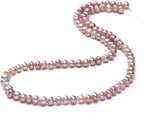 Natural Pearl Beads Potato 4-5mm Purple Freshwater Cultured Loose Gemstone Beads for DIY Jewelry Making 13.8''/Strand HQ