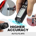 allsun Digital Paint Thickness Tester Car Paint Depth Gauge Meter UM/mil,0-2000UM Range Auto Power Off 3 Data Hold Modes