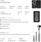ratchet screwdriver set, magnetic screwdriver set, DIY combination soft shaft, suitable for furniture assembly, electrical maintenance, bicycle tools