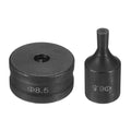 HARFINGTON Hydraulic Hole Punch Die Φ8.5mm Round Hole 40Cr Steel Electric Punching Kit for CH70 Electric Punching Machine, Black