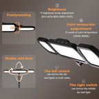 LED Desk Lamp with Clamp,Adjustable Swing Arm Desk Lamps for Home Office,Dimmable Tempering Eye Care Light Bright Modern Led Table Lamp