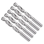 Drill Bit, 13mm Cutting Diameter, 4241 HSS 118° Cutting Angle Uncoated Bright Versatile Jobber Bits - (Applications: for Drilling Plastic Wood Soft Metal), 5-Pieces
