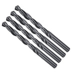 Drill Bit, 8.5mm Cutting Diameter, 4241 HSS Nitriding Black 118° Cutting Angle Versatile Jobber Bits - (Applications: for Drilling Plastic Wood Soft Metal), 6-Pieces