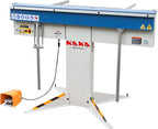 KAKA INDUSTRIAL Magnetic Pan and Box Brake, 48-Inch Electro Metal Brake Bender, 6-Ton 16-Gauge Box and Pan Brake, 220V Single Phase with Foot Pedal Control Siding Brake, Includes Clamp Bars EB-4816M