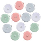 12 Pack Soft Retractable Measuring Tape - Tape Measure for Body Measuring Metric Tape Measure Double Scale for Body Fabric Sewing Tailor Cloth Knitting Home Craft Measurements