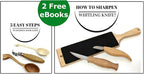 BeaverCraft Draw Knife DK1-4,3" Straight Shave Wood Carving Tools Woodworking Hand Tool Wood Carving Draw Knife (DK1s)