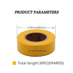Electrical Tape Yellow 6 Pack 3/4-Inch by 30 Feet, Voltage Level 600V Dustproof, Adhesive for General Home Vehicle Auto Car Power Circuit Wiring Yellow