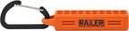 Screwdriver Bit Holder Storage Organizer – Railer 20-Hole Orange Bit Holder with Carabiner