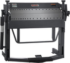 KAKA INDUSTRIAL Pan and Box Brake, 40-inch Sheet Metal Brake Machine with Fingers, 14-Gauge Mild Steel Capacity Box and Pan Brake with Foot Clamp, 0-135° Folding Angle PBB-4014A