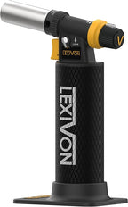 LEXIVON Butane Blow Torch, Heavy-Duty Refillable Lighter with Adjustable Flame and Pro-Grade Aluminum Tank | Ideal for Soldering and Kitchen Tasks (LX-761)