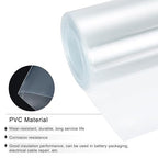 MECCANIXITY Battery Wrap PVC Heat Shrink Tubing 95mm Dia 150mm Flat 20 Feet(6meters) Clear Good Insulation for Battery Pack