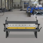 24" Sheet Metal Brake,Pan and Box Brake,Metal Sheet Bender for Carbon Steel,Copper,Aluminum,Ergonomic Handles,Floor Standing,Ideal for Metal Roofs,Car Doors,Windows,Furniture