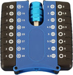 33 pc Impact Ready Security Screwdriver Bit Set Kit with One Quick Release Chuck