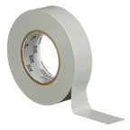 3M Temflex Multi-Purpose Vinyl Electrical Tape 165, Gray, 3/4 in x 60 ft (19 mm x 18 m), 10 Roll Pack