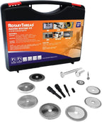 Repair Kits - Faster & Easier to Chase, Restore & Clean Internal or External Threads, All in One Universal Thread Files Set, Inch, Metric, Grooves, Glands, ACME, Buttress Thread