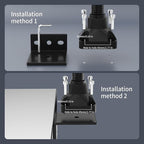 LED Work Lights - 450 Lumens COB Lamp, Flexible Gooseneck, Screw-Fixed Base, Ideal for Machine Tools, Lathe Workbenches