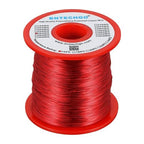 BNTECHGO 26 AWG Magnet Wire - Enameled Copper Wire - Enameled Magnet Winding Wire - 1.0 lb - 0.0157" Diameter 1 Spool Coil Red Temperature Rating 155℃ Widely Used for Transformers Inductors