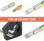 iCrimp IWS-50AP Battery Cable Crimping Tool for Power 50A & 75A Connectors, Anderson SB50 SB120 SB175 Connectors, AWG 8-1/0 Battery Cable Lugs