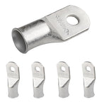 SELTERM 5pcs 3/0 AWG 5/16" Stud Tinned Copper Wire Lugs, Battery Lugs, Ring Terminals, Battery Cable Ends, 000 Gauge Ring Terminal Connectors, UL Marine Grade Electrical Battery Terminal Connectors