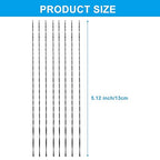 Scroll Saw Blade, 12 Pcs Spiral Scroll Saw Blades for Wood Metal Plastic Cutting Sawing Carve (#6)