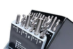 Accusize Industrial Tools U.N.F. 18 Pc H.S.S. Tap and Drill Set, 0001-0050