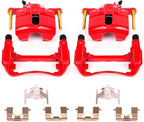 Power Stop Front S1460 Pair of High-Temp Red Powder Coated Calipers For Acura CL, Acura Integra, Acura TL, Acura Vigor, Accord, CR-V, Odyssey, Prelude, Oasis [Model Specific]