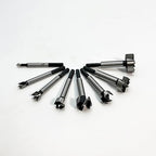 Forstner Bit Set 8Pcs Hex Shank, Wood Drill Bits Set with Multi Sided Shank