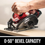 SKIL 20V 6-1/2 Inch Cordless Circular Saw Includes 2.0Ah PWR CORE 20 Lithium Battery and Charger - CR540602