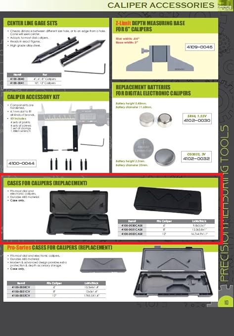 HHIP 4100-0030CASE Replacement Case for A 6" Caliper