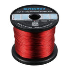 BNTECHGO 22 AWG Magnet Wire - Enameled Copper Wire - Enameled Magnet Winding Wire - 5 lb - 0.0256" Diameter 1 Spool Coil Red Temperature Rating 155℃ Widely Used for Transformers Inductors