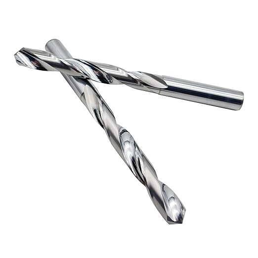 1/2" Solid Carbide Jobber Drill Bits with Straight Shank and 118° Point Angle, Made from Tungsten Carbide Material,1-Pieces