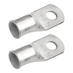 SELTERM 2pcs 3/0 AWG 3/8" Stud Tinned Copper Wire Lugs, Battery Lugs, Ring Terminals, Battery Cable Ends, 000 Gauge Ring Terminal Connectors, UL Marine Grade Electrical Battery Terminal Connectors