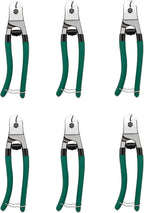 Steel Wire Cutters Heavy Duty 8-Inch Cable Cutting Pliers Wire Rope Cutter Sharp Stainless Steel Cable Cutters 5/32" Comfortable Safety Spring-loaded Handle One-Handed Bike Cable DIY Projects