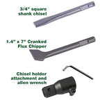 CS Unitec | 2B Needle and Chisel Scaler Pro Kit | 19 Needle Air Chisel | Professional Grade 3000 BPM Inline Grip | Air Power 5.5 CFM - 199.3120 Pro Kit